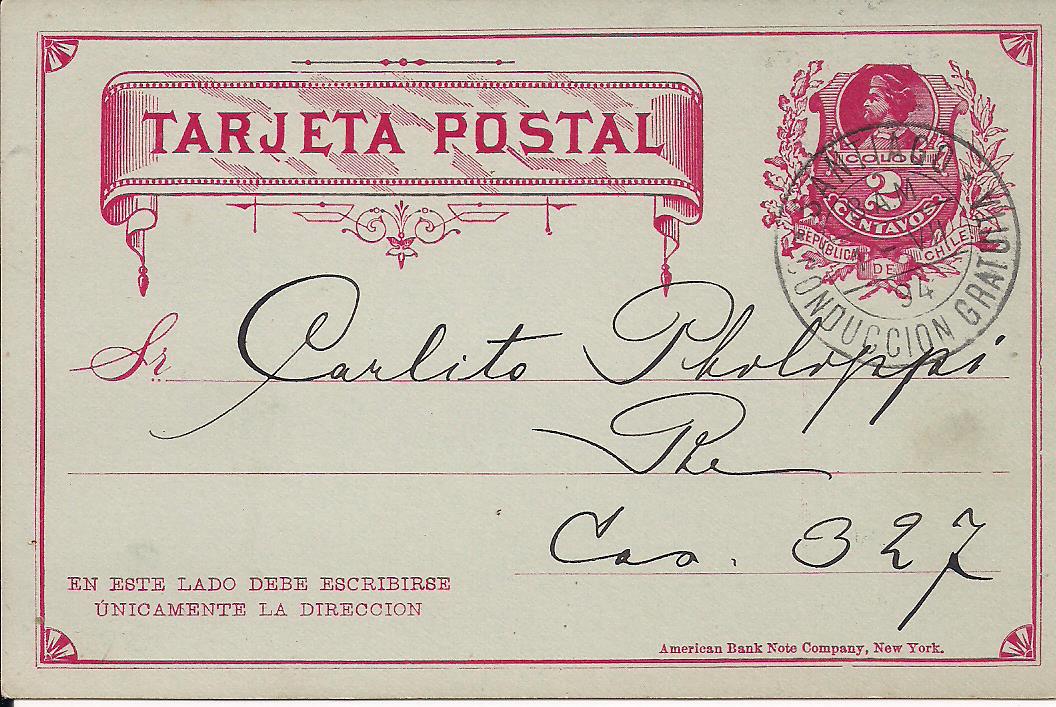 CHILE COVERS AND POSTAL STATIONARY